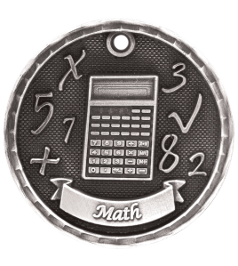 3D Series Medal, Math