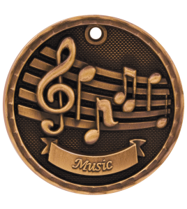 3D Series Medal, Music