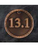 3D Series Medal, 13.1 Half Marathon