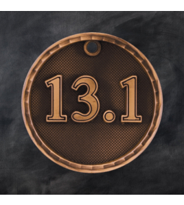 3D Series Medal, 13.1 Half Marathon