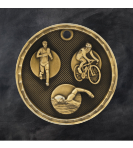 3D Series Medal, Triathalon