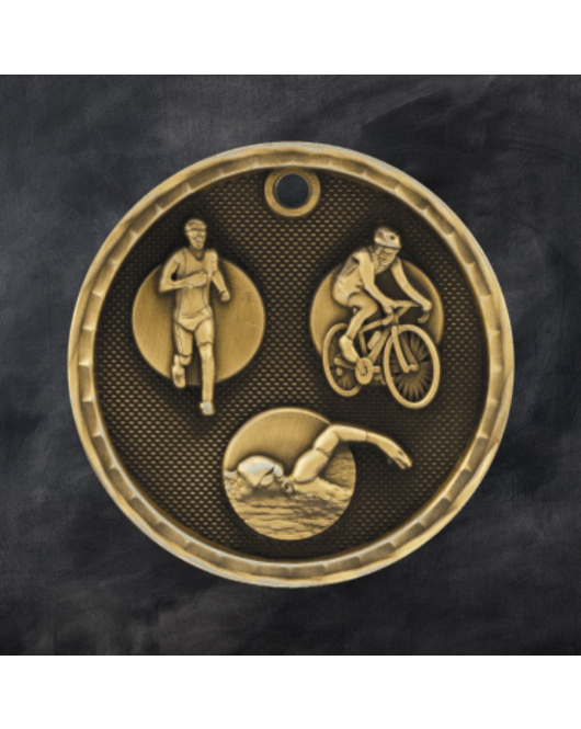 3D Series Medal, Triathalon