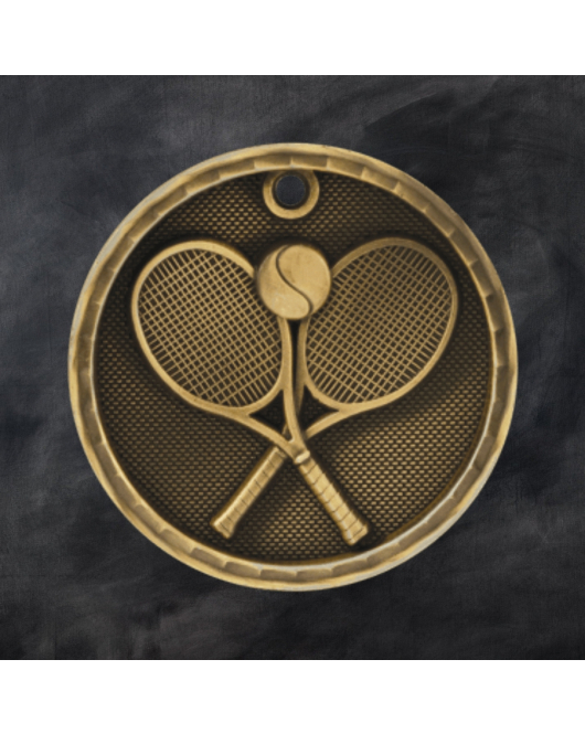 3D Series Medal, Tennis