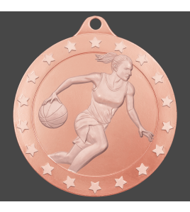Radiance Series Medal, Basketball Female
