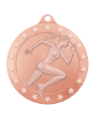 Radiance Series Medal, Track Female