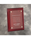 Piano Finish Plaque with Floating Acrylic Plate