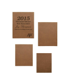 Leatherette Plaque - Dark Brown