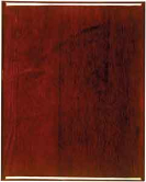 Rosewood & Gold Piano Finish Plaque