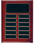 Piano Finish Perpetual Plaque - 12 Plate