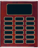 Piano Finish Perpetual Plaque - 18 Plate