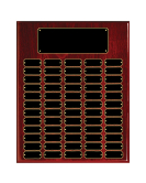 Large Piano Finish Perpetual Rosewood Plaque