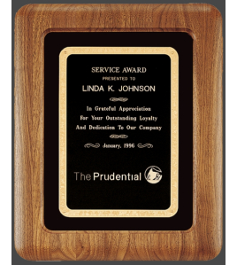 American Walnut Frame Plaque