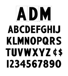 Marquee Letters - ADM