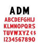 Marquee Letters - ADM