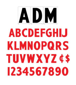 Marquee Letters - ADM