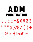 Marquee Punctuation - ADM