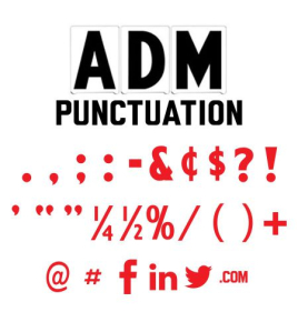 Marquee Punctuation - ADM
