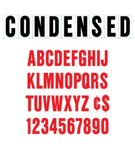 Marquee Letters - Condensed