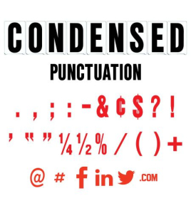 Marquee Punctuation - Condensed