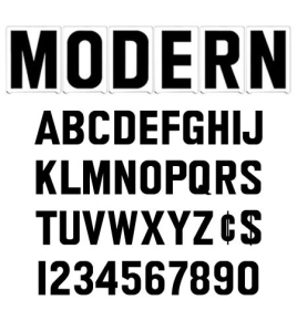 Marquee Letters - Modern