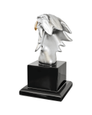 Eagle Head on Base, Silver