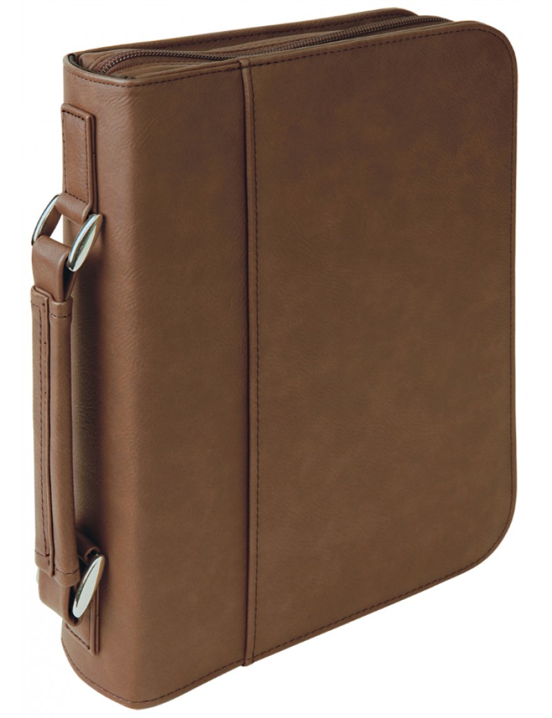 Leatherette Book Cover with Zipper