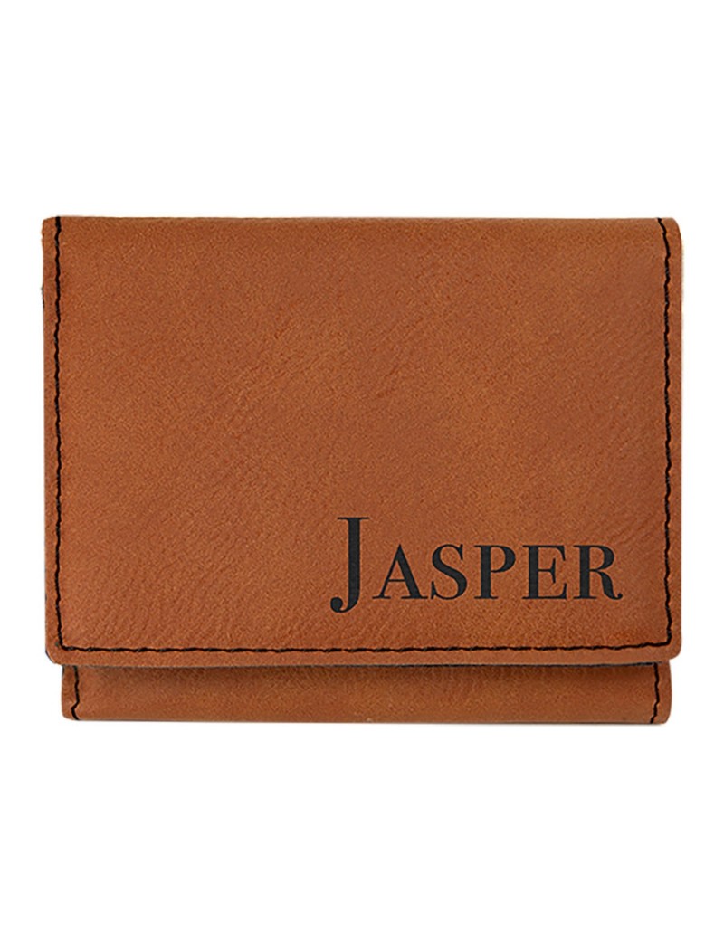 Leatherette Trifold Wallet