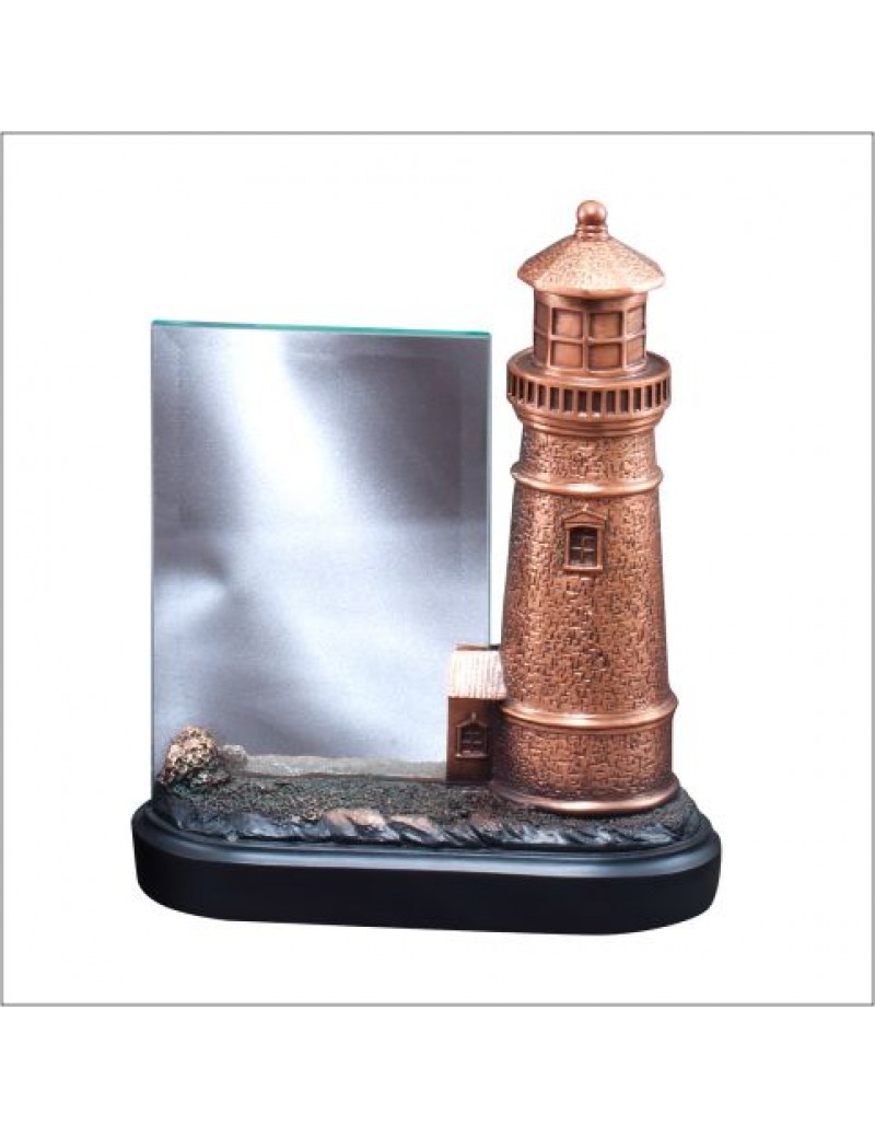 Lighthouse Resin with Glass