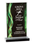 Helix Acrylic Plaque on Black Marble Base