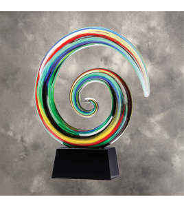 Art Glass, Rainbow Swirl