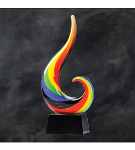 Art Glass, Rainbow Wave