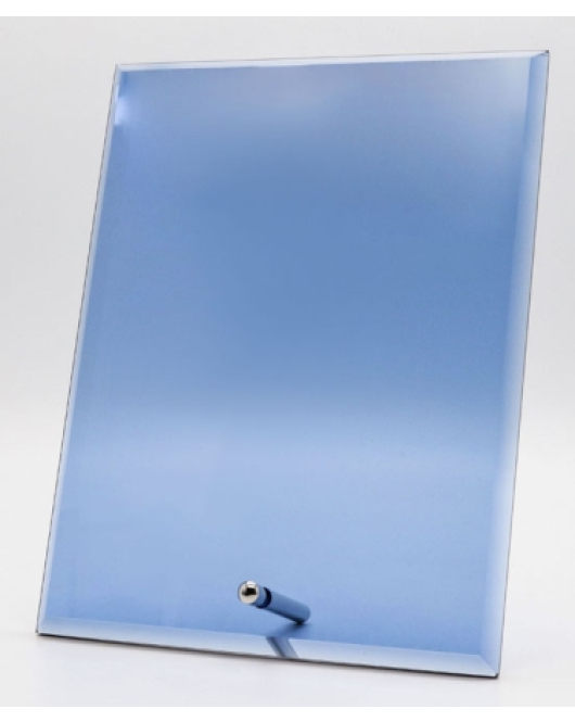 Blue Glass Plaque