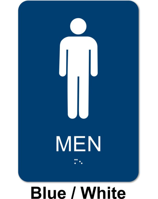 Restroom Signage, ADA Compliant