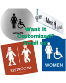 Restroom Signage, ADA Compliant