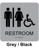 Restroom Signage, Handicap, ADA Compliant