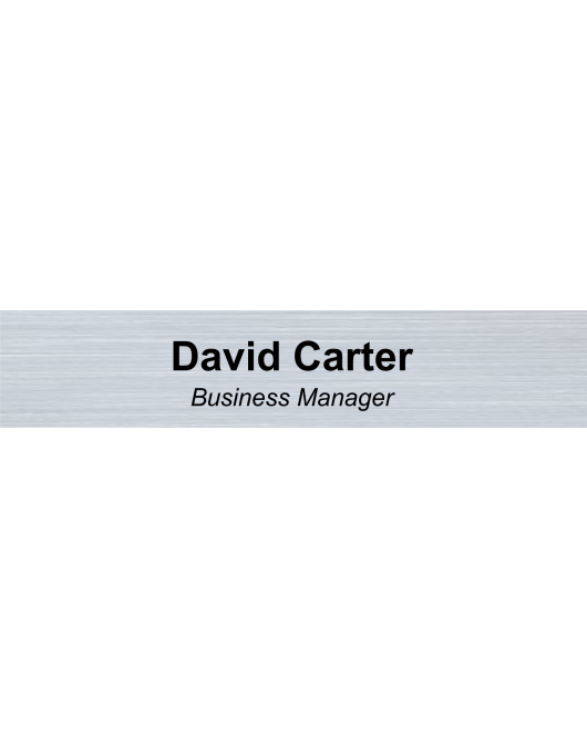 Nameplate, 2-Line