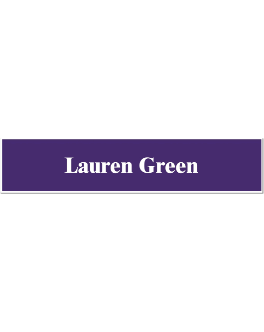 Nameplate, 1-Line