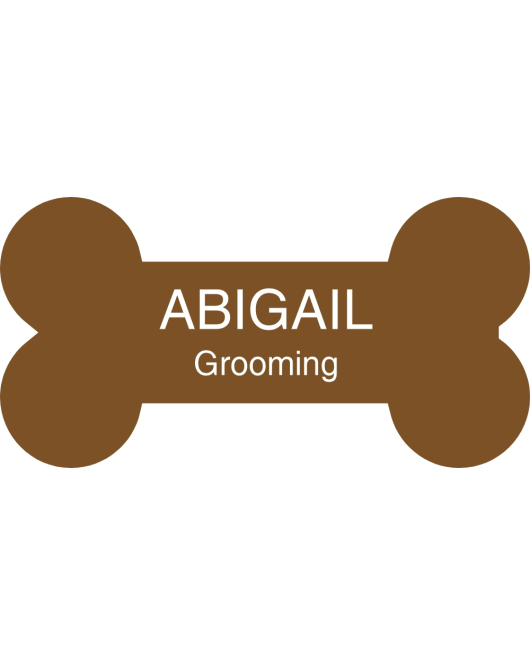 Bone Shaped Nametag