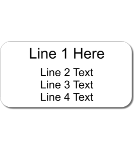 Custom Nametag, 1.5" x 3"