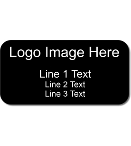 Custom Nametag, 1.5" x 3"