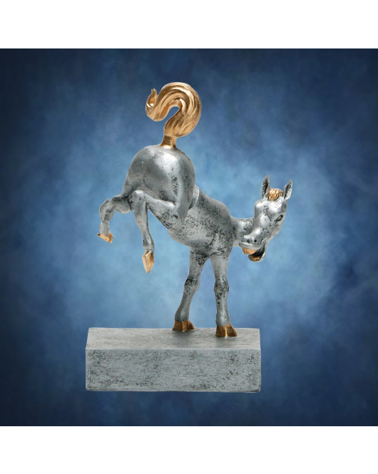 Bobble Resin, Horse Rear