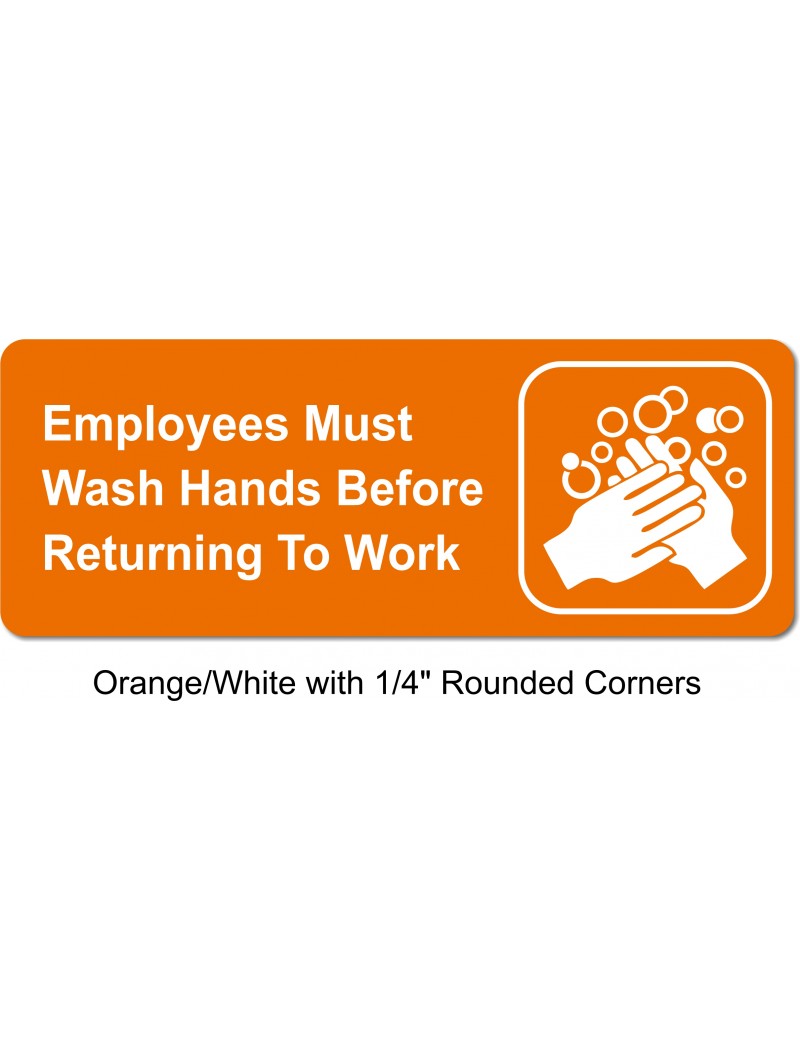 Employee Hand Wash Sign