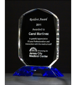 Cobalt Blue Crystal Arch