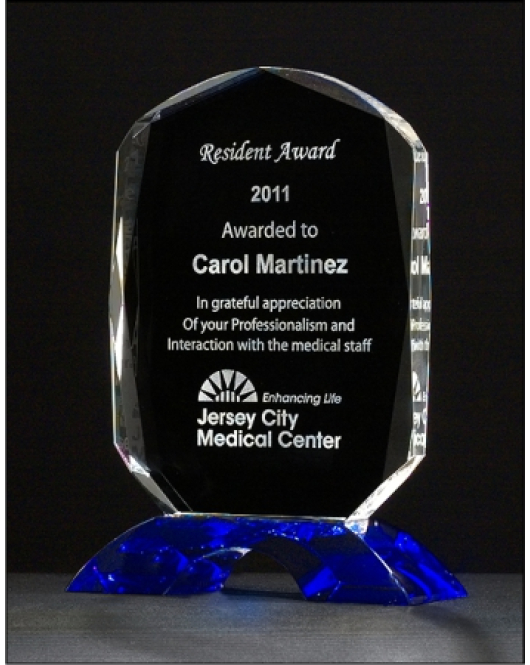 Cobalt Blue Crystal Arch