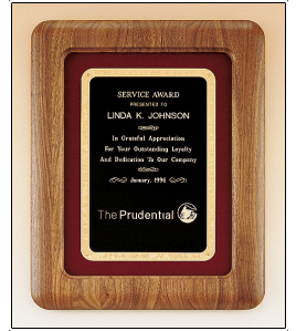 American Walnut Frame Plaque