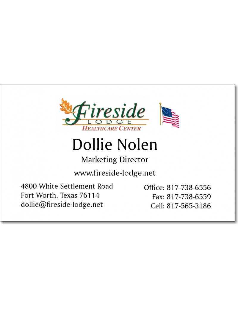 Business Card Set - Fireside Lodge