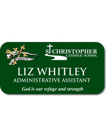 1.5" x 3" Design your own Nametag 
