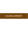 Arts Fort Worth Brown Lasered Nameplate, 1-Line
