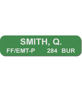 Burleson FD ID Tag, Magnet Back No Hole