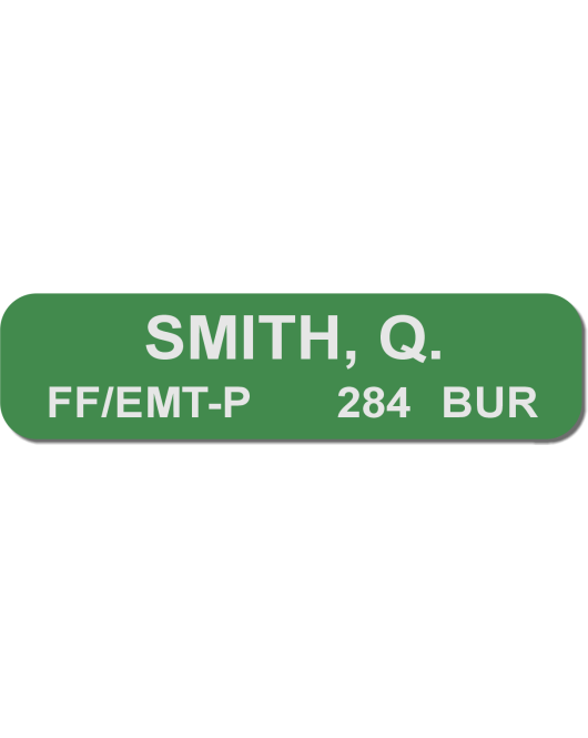 Burleson FD ID Tag, Magnet Back No Hole
